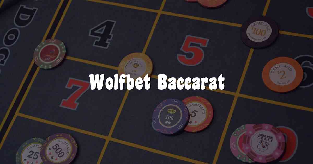 Wolfbet Baccarat